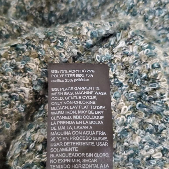 WHBM Green Fitted Sleeveless Tank Top with Mandarin Collar - Picture 4 of 7